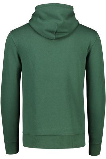 sweater Butcher of Blue groen effen katoen hoodie 