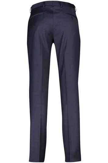 pantalon mix en match Portofino donkerblauw geruit pantalon mix en match Portofino normale fit donkerblauw geruit
