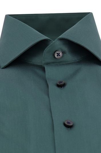 Eterna business overhemd Modern Fit normale fit groen effen katoen