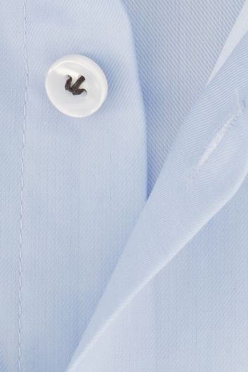 business overhemd John Miller lichtblauw effen katoen slim fit 