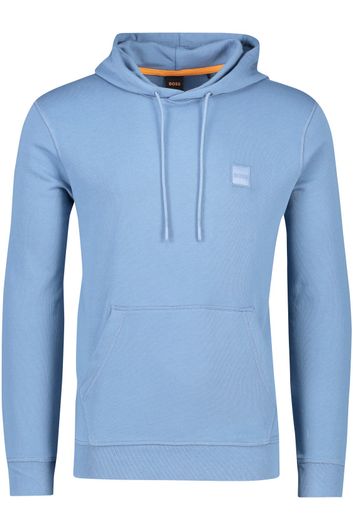 Hugo Boss sweater Wetalk lichtblauw effen katoen