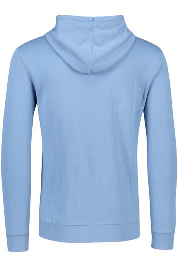 sweater Hugo Boss lichtblauw effen katoen 
