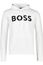 sweater Hugo Boss wit geprint katoen hoodie 