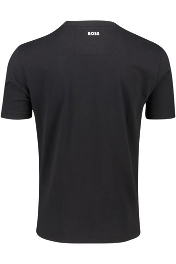 Hugo Boss t-shirt zwart Tee 5 logo