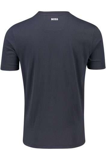 Hugo Boss t-shirt navy Tee 5 katoen 