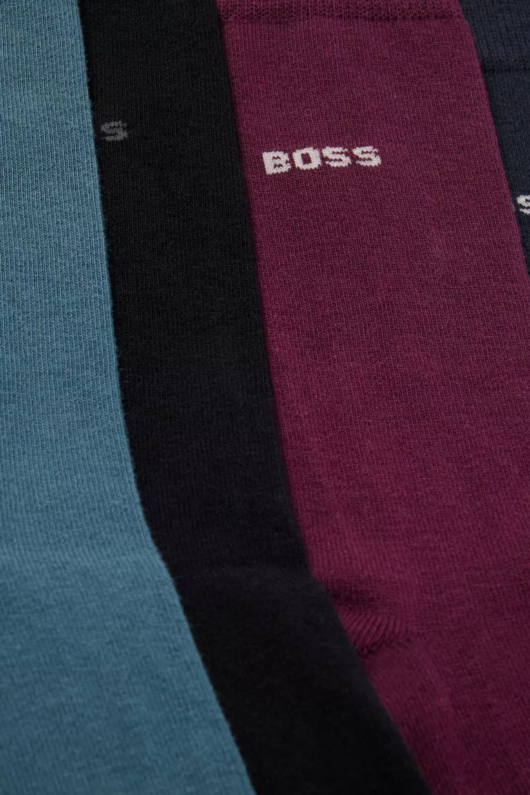 Hugo Boss sokken navy 4-pack 