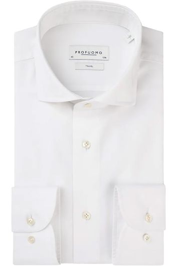 Profuomo overhemd mouwlengte 7 wit cutaway