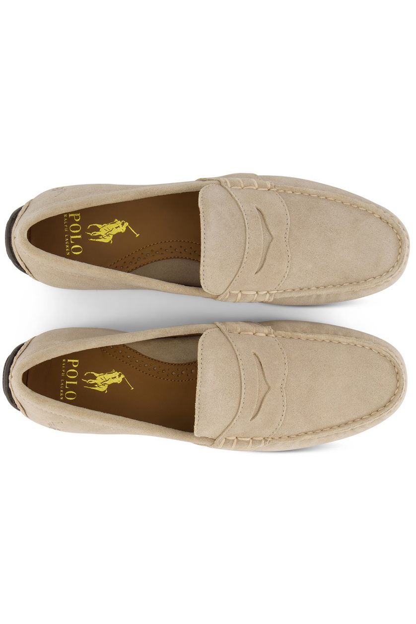Polo Ralph Lauren nette schoenen beige effen leer suede