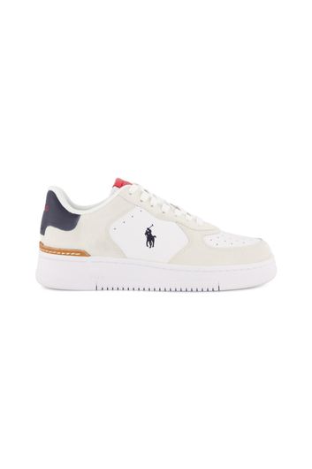 Polo Ralph Lauren sneakers wit/navy/rood leer