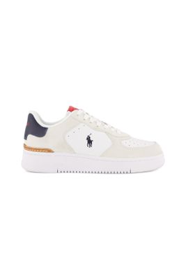 Polo Ralph Lauren Polo Ralph Lauren sneakers wit/navy/rood leer