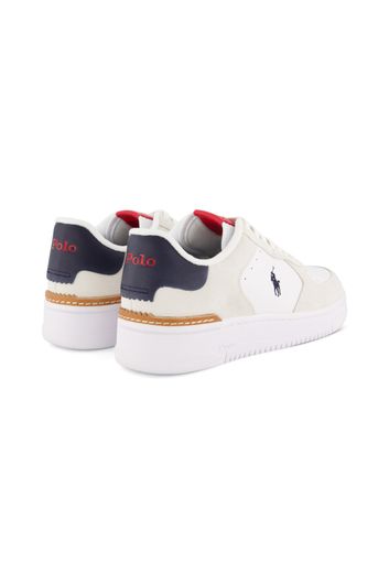 Polo Ralph Lauren sneakers wit/navy/rood leer