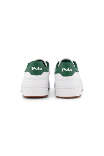Polo Ralph Lauren lage sneakers wit effen leer