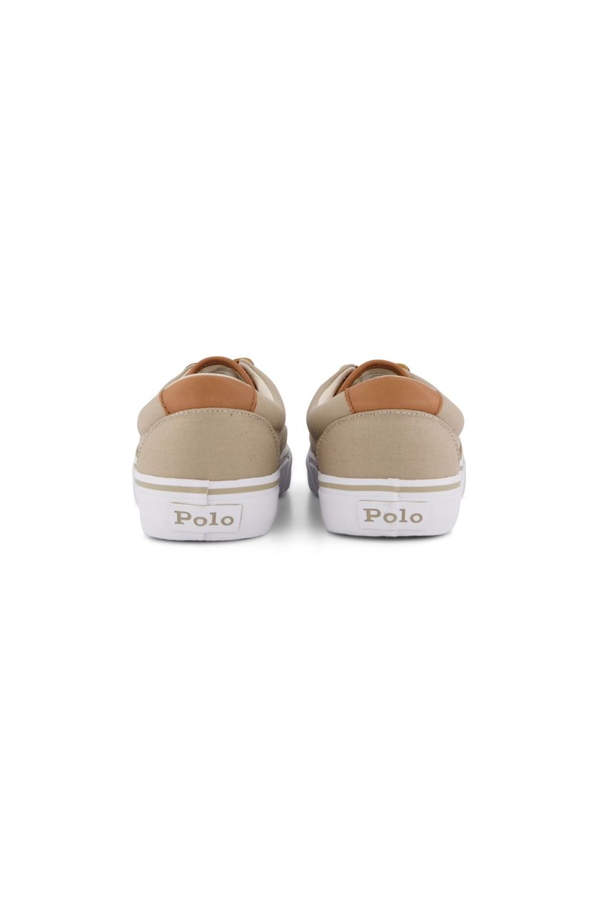 Polo Ralph Lauren sneakers laag effen katoen beige