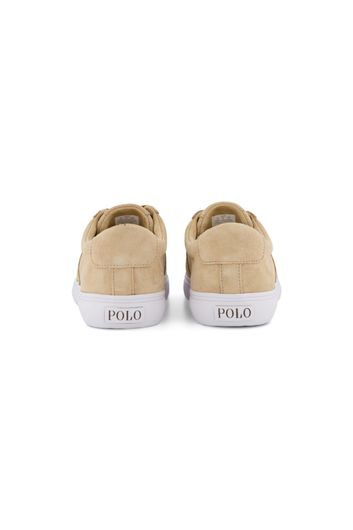 Polo Ralph Lauren sneakers beige effen leer met logo