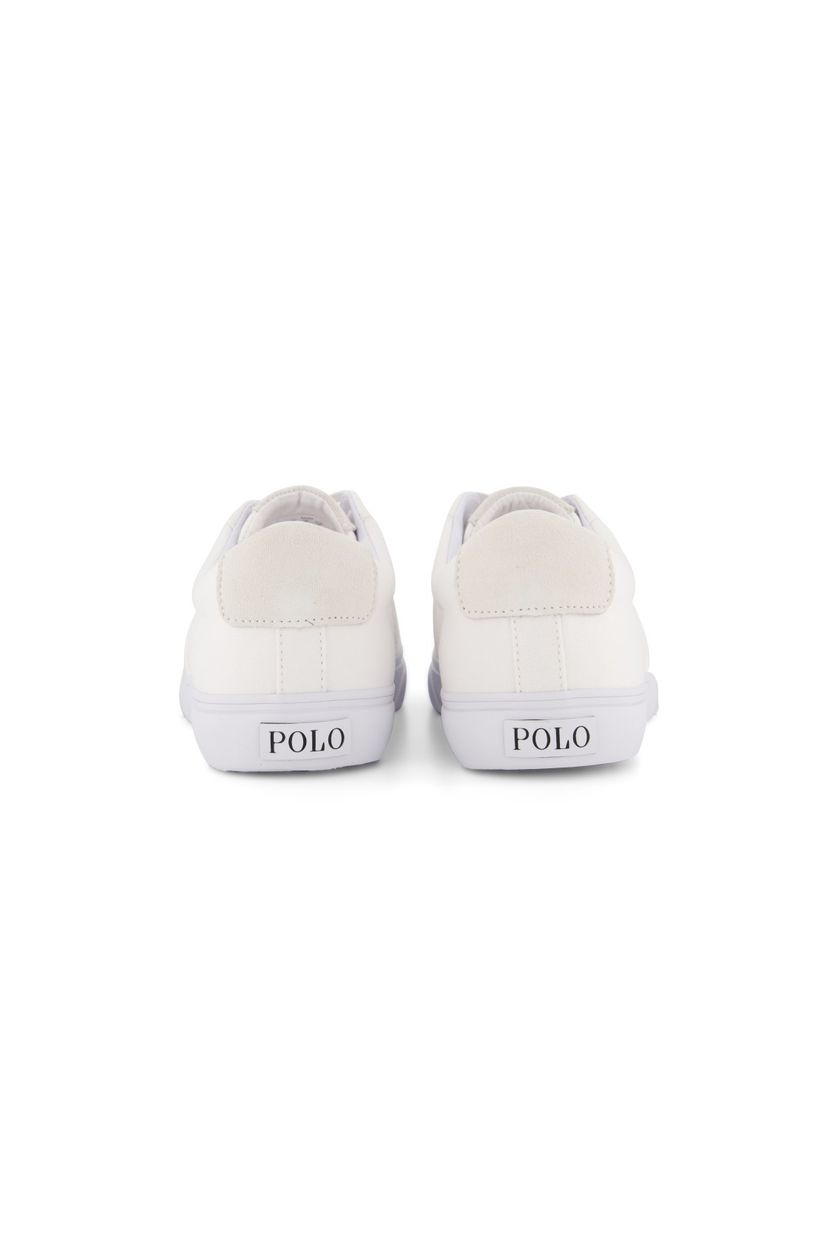 Polo Ralph Lauren sneakers met veters leer wit