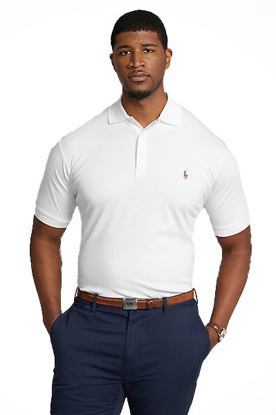 Polo Ralph Lauren polo Big & Tall normale fit wit effen