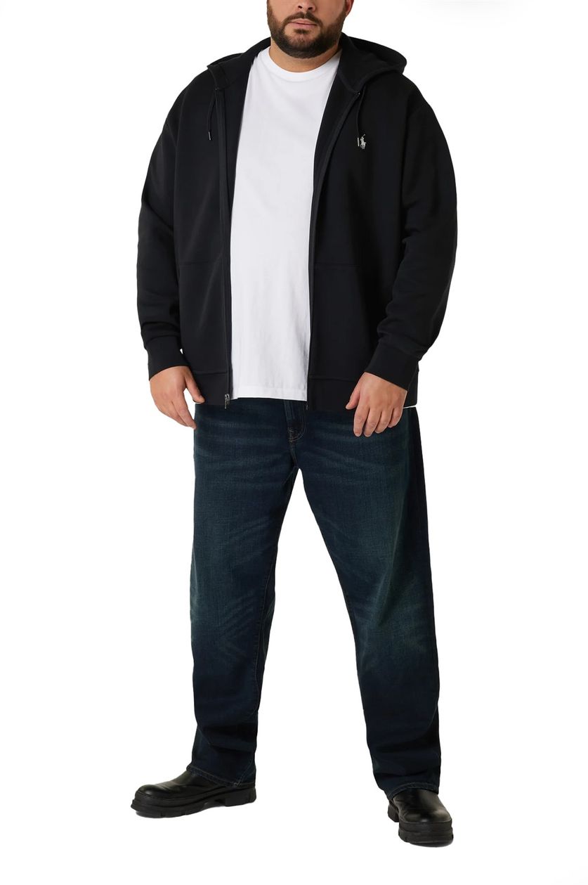 Polo Ralph Lauren vest Big & Tall zwart effen