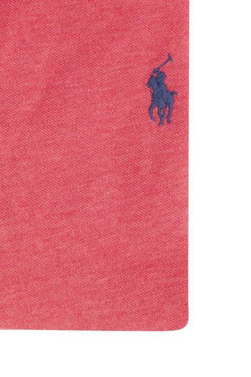 casual overhemd Polo Ralph Lauren roze effen katoen slim fit 