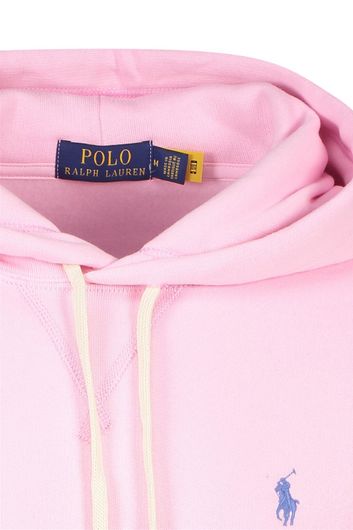 sweater Polo Ralph Lauren roze effen katoen hoodie 
