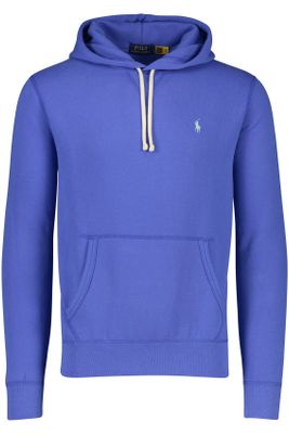 Polo Ralph Lauren Polo Ralph Lauren sweater blauw effen hoodie met buidel