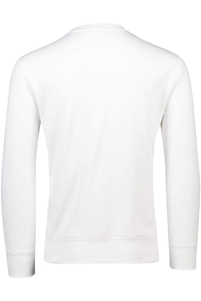 Polo Ralph Lauren sweater wit effen, met opdruk katoen ronde hals 