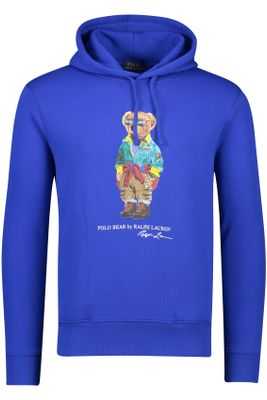Polo Ralph Lauren Polo Ralph Lauren sweater hoodie blauw effen, met opdruk