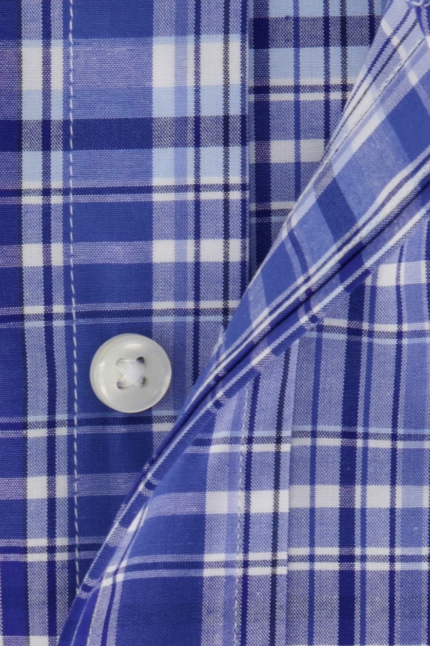 Polo Ralph Lauren casual overhemd Custom Fit blauw geruit blauw logo wijde fit