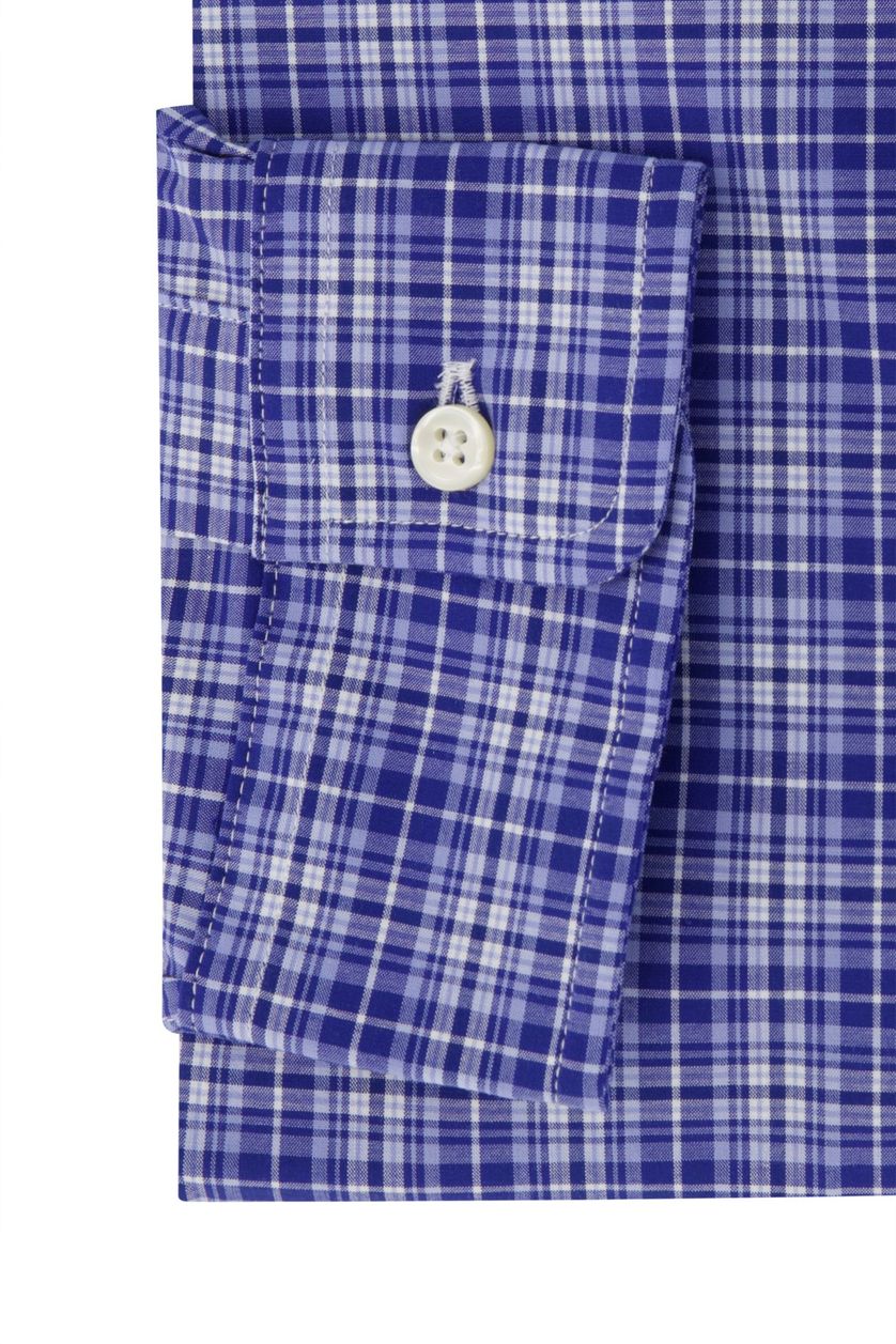Overhemd Polo Ralph Lauren Custom Fit geruit blauw