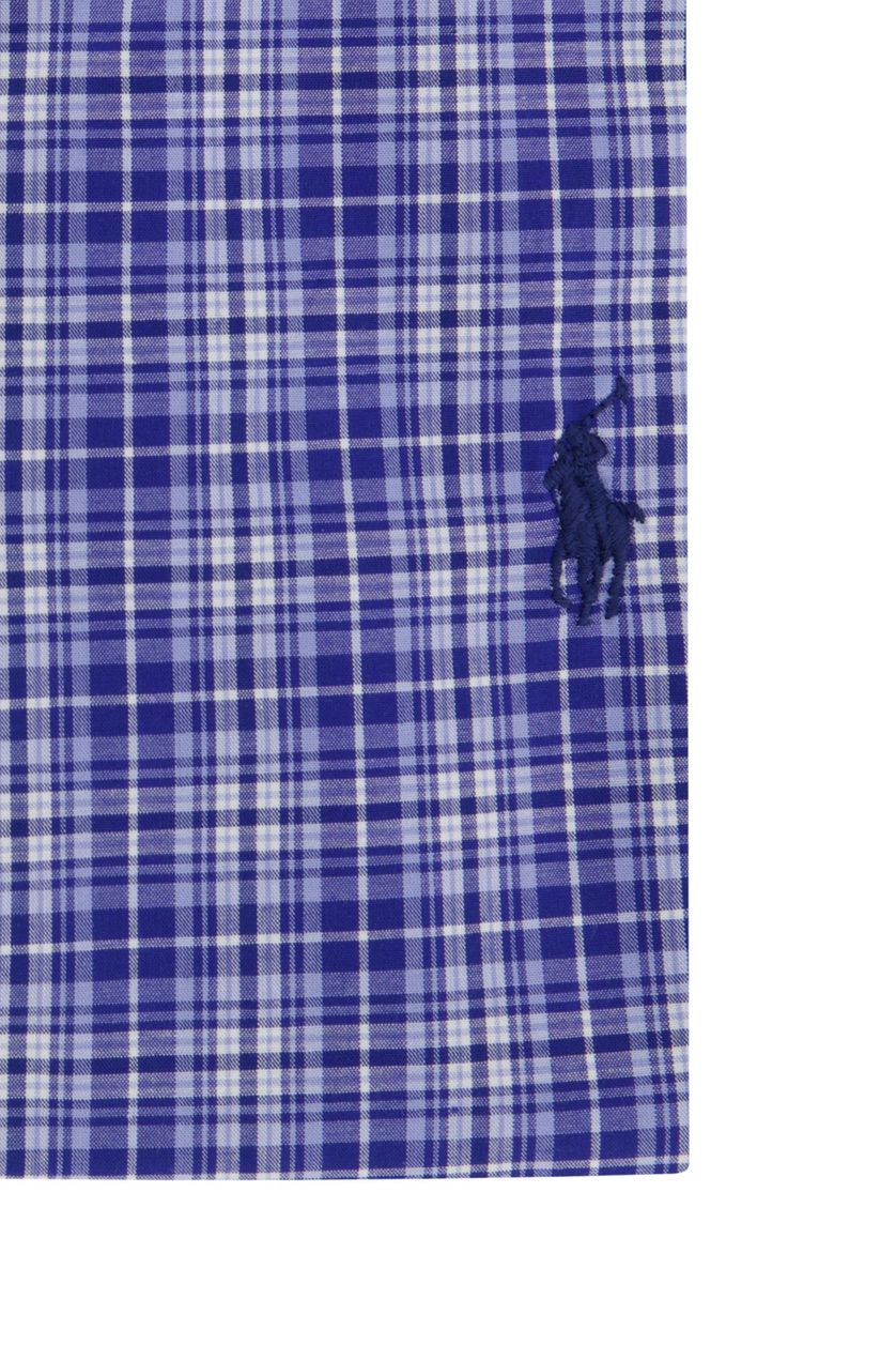 Overhemd Polo Ralph Lauren Custom Fit geruit blauw