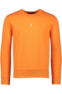 Polo Ralph Lauren sweater Polo Ralph Lauren oranje effen katoen ronde hals 