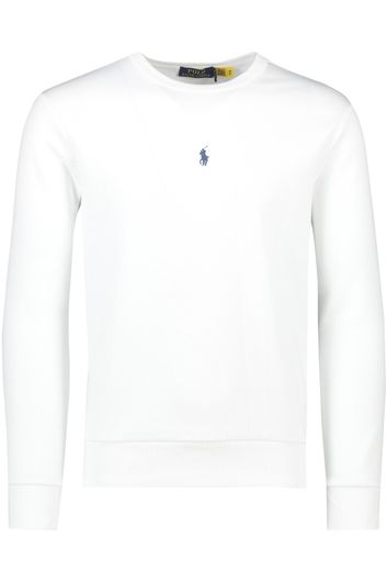 Polo Ralph Lauren sweater wit ronde hals effen katoen