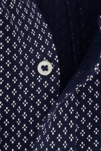 casual overhemd Polo Ralph Lauren donkerblauw geprint katoen normale fit 