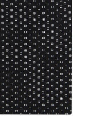 Seidensticker business overhemd Shaped slim fit zwart print bolletjes