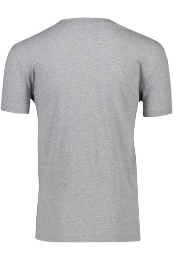 Gant t-shirt grijs effen ronde hals