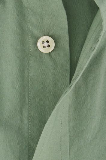 Gant casual overhemd korte mouw wijde fit groen effen katoen