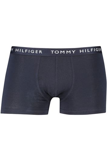 Tommy Hilfiger boxershort effen donkerblauw met multicolor