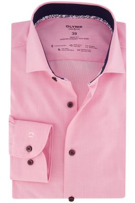 Olymp Olymp level 5 five overhemd roze katoen