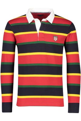 Gant Gant trui rood met strepen katoen rugby 