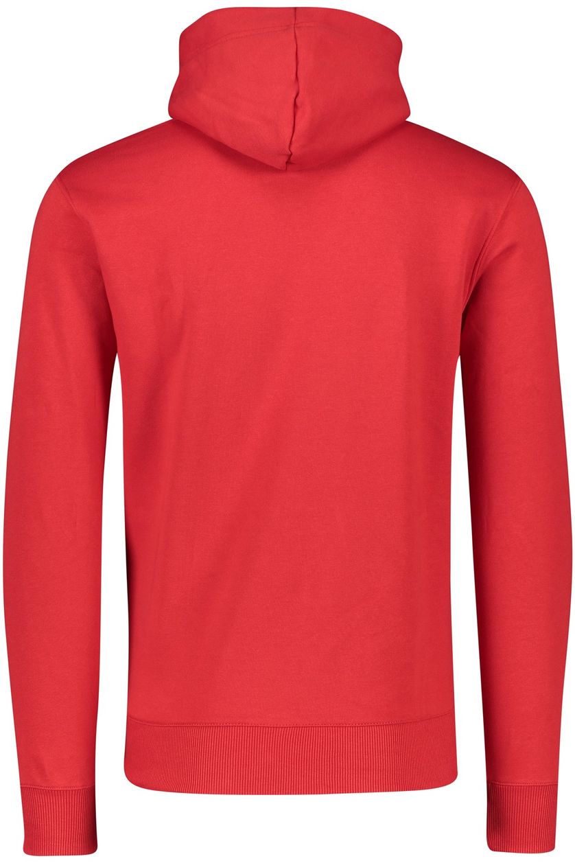 Geprinte Gant sweater rood katoen hoodie 