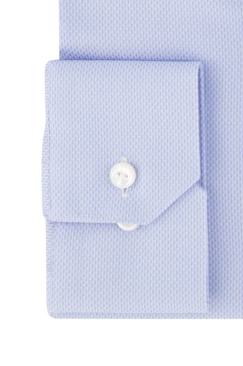 Eton overhemd lichtblauw print