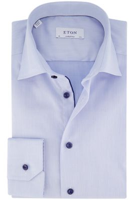 Eton Eton overhemd katoen lichtblauw zakelijk