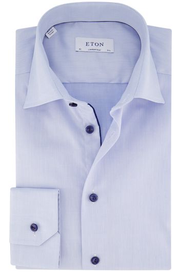 Eton overhemd lichtblauw zakelijk