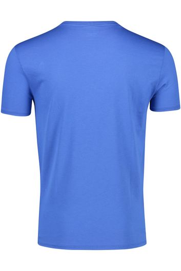 Lacoste t-shirt blauw effen