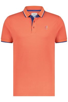 A Fish Named Fred A Fish Named Fred poloshirt slim fit oranje effen 