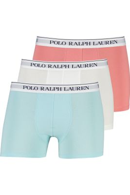 Polo Ralph Lauren Polo Ralph Lauren boxershort effen wit, blauw en roze