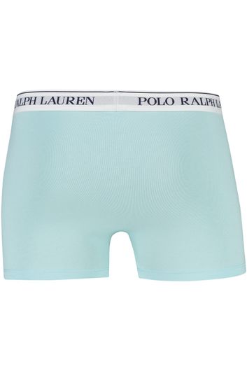 Polo Ralph Lauren boxershort blauw/wit/roze effen katoen