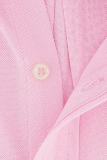 Polo Ralph Lauren casual overhemd Featherweight Mesh normale fit roze katoen effen