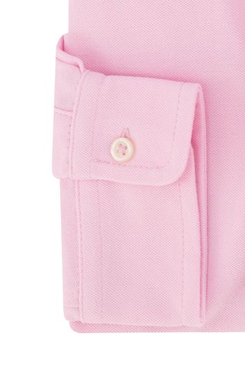 casual overhemd Polo Ralph Lauren roze effen katoen normale fit 