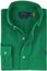 Polo Ralph Lauren casual overhemd groen effen katoen slim fit ml 5