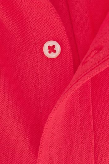 Polo Ralph Lauren casual overhemd normale fit rood effen katoen button down